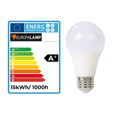 Ampoule LED E27 15W Blanc Chaud 2700K Haute Luminosité - 763 - 7061119720510