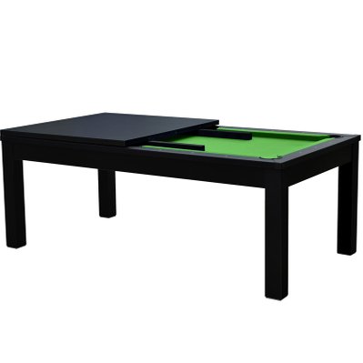 Table de Billard Eddie convertible noire tapis vert - 4180 - 3701324516983