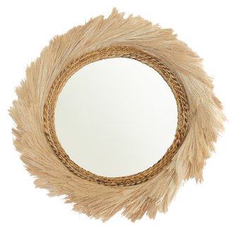 Miroir Silas en matière naturelle ∅ 70 cm