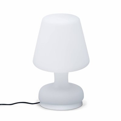 Lampe de table LED forme lampe 26cm, luminaire extérieur résistant à l'eau, recharge sans fil - 3760216538274 - 3760216538274