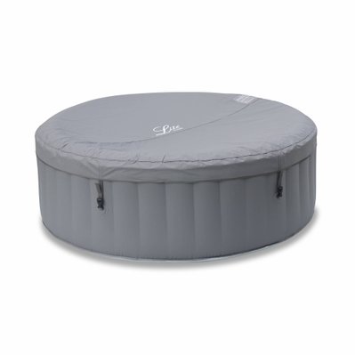 Spa MSPA gonflable rond – Kili 4 gris - Spa gonflable 4 personnes rond - 3760287185766 - 3760287185766