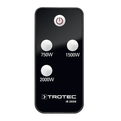 TROTEC Radiant infrarouge électrique IR 2050, 2000 watts - 1410003211 - 4052138016589