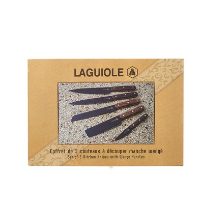 LAGUIOLE - Couteaux de cuisine (Lot de 5) - 40268478 - 3661075214319