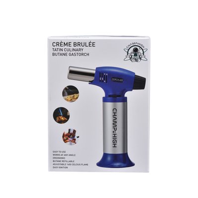 CHAMP HIGH-Chalumeau de Cuisine essionnel 15,5 cm - Bleu - 40407004 - 3661075198725