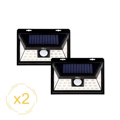 Lampe solaire LED murale EZIlight® Solar one - Pack de 2 lampes - 3760190145970 - 3760190145970