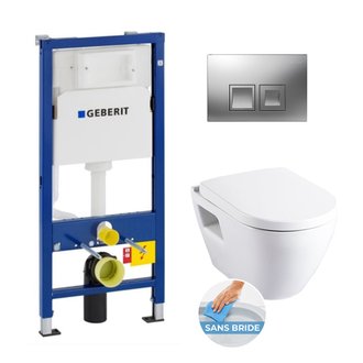Geberit Rimless Geberit Pack Bati WC, set d isolation et manchon inclus (39186rimless-GEB2-BP)