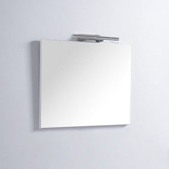 Miroir de salle de bain Carré - 80x80 cm - Lampe LED - Classic 80