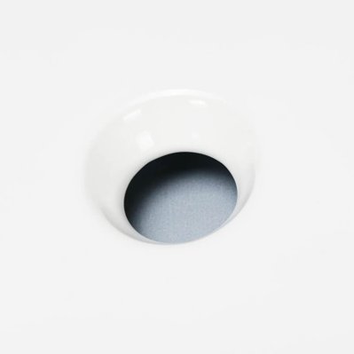 Vasque semi-encastrée carrée céramique blanche - 40x40 cm - Temp - 1022 - 3760238356184