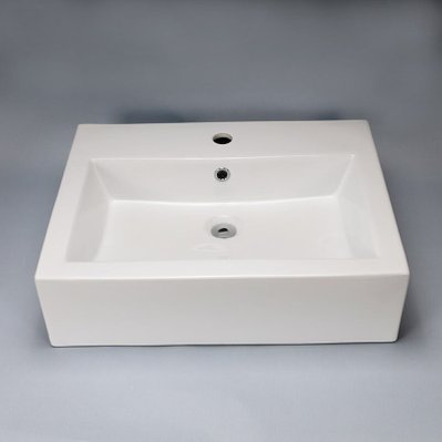 Vasque à Poser et/ ou Suspendre Rectangulaire - Céramique - 57x45 cm - Square - 485 - 3760238351264