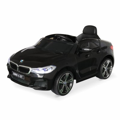 BMW Série 6 GT Gran Turismo noire. voiture électrique pour enfants 12V 4 Ah. 1 place. avec autoradio et télécommande - 3760287183618 - 3760287183618