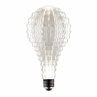 Ampoule LED E27 SWEET WAVY transparent plastique H21cm