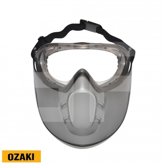 Óculos e máscara de segurança em Policarbonato - incolor e anti-névoa