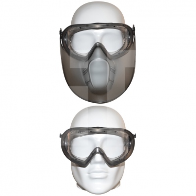 Occhiali e maschera di sicurezza in Policarbonato - incolore e antiappannante - 9102375 - 3435241606501