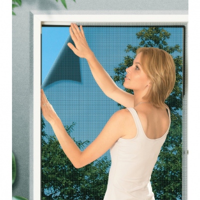 Moustiquaire "Comfort" pour fenêtres - Noir - 1,3 m x 1,5 m - 55343-00021-00 - 4042448857477