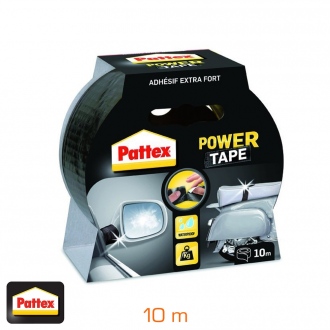 PATTEX Power Tape Ruban adhÃ©sif extra-fort - tous supports - 48 mm x 10 m - noir