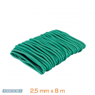 Cuerda de jardín plastificada para torcer - 2,5 mm x 8 m
