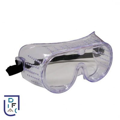 Lunettes masque réglables polycarbonate incolore - anti-rayures - ventilation directe - LUN - 3466670700089