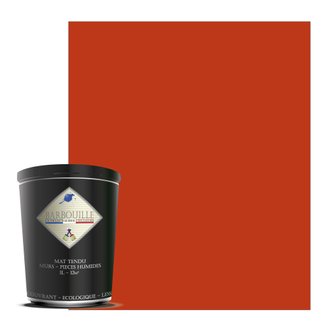 Peinture lessivable acrylique mat – murs et plafonds - 1 ltr Rouge & Rose - Tutti a casa