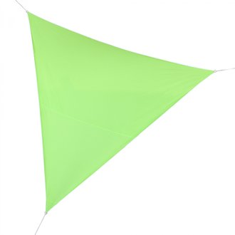 Voile d’ombrage triangulaire verte 3,6 m