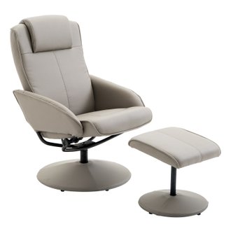 Fauteuil relax inclinable gris