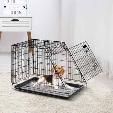 Cage de transport chien XL / L noir - D02-034V01 - 3662970061626