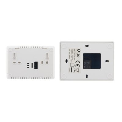 Thermostat programmable sans fil blanc - Otio - 840225 - 3415548402259