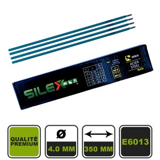 Lot de 50 électrodes pour soudage Silex® rutile 4.0ø