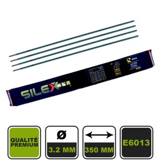 Lot de 50 électrodes pour soudage Silex® rutile 3.2ø