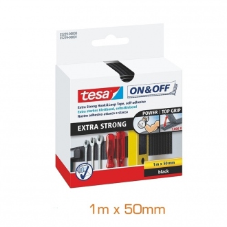 Bande ON&OFF auto-agrippante - extrafort spécial outils - 1 m x 50 mm