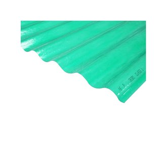 Plaque polyester ondulée  (PO 76/18) L : - 2.5m l : - 90cm
