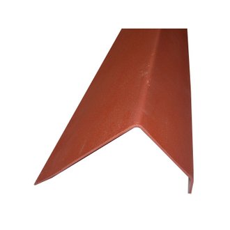Profil de rive toiture tuile PVC L 188 cm Terre cuite, l : 38 cm, L : 188 cm