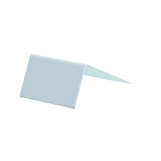 Arrêt de plaque pour profilé porteur adaptable 16/32 mm Blanc RAL 9010, E : 16/32 mm