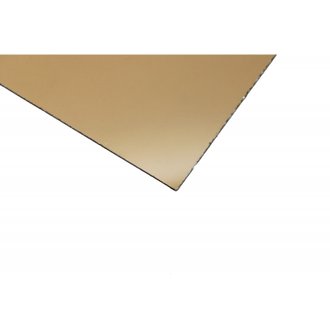 Verre synthétique fumé aspect lisse Fumé, E : 2.5 mm, l : 100 cm, L : 100 cm, Surface couverte en m² - 1
