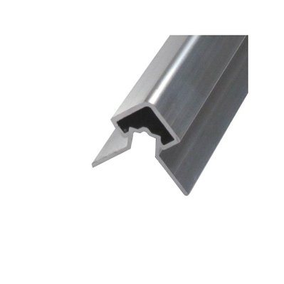 Profil d'angle alu extérieur pour bardage Aluminium brut, L : 270 cm, l : 4.3 cm, E : 4cm - 26_74 - 3068754061040