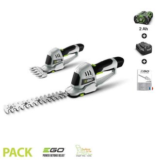 Taille herbe et haie lame 200 mm Egopower pack batterie et chargeur 2 Ah EGO POWER CHT2001E