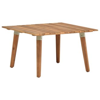 vidaXL Table basse de jardin 60x60x36 cm Bois solide d'acacia