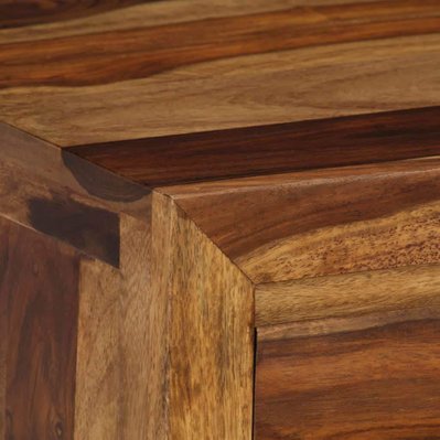 Bureau table meuble travail informatique bois massif de sesham 110 cm 0502148 - 0502148 - 3002302378839