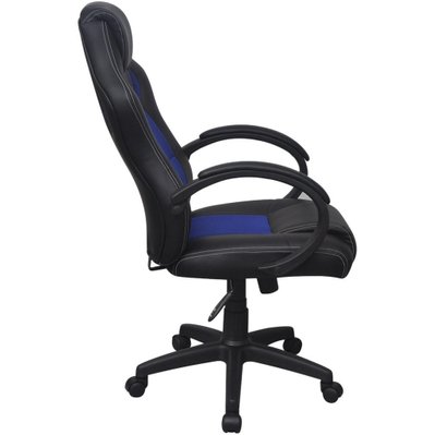 Fauteuil chaise chaise de bureau en cuir artificiel bleu 0502028 - 0502028 - 3002283344236
