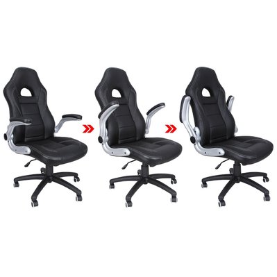 Fauteuil de bureau chaise siège noir ergonomique classique luxe 150 kg max 0512011 - 0512011 - 3000260196137
