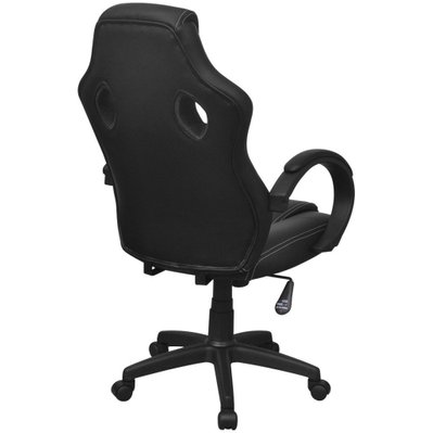 Fauteuil chaise chaise de bureau en cuir artificiel noir 0502036 - 0502036 - 3000022837834