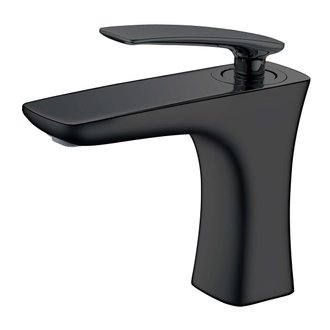 Robinet mitigeur lavabo design - Noir - Concep't
