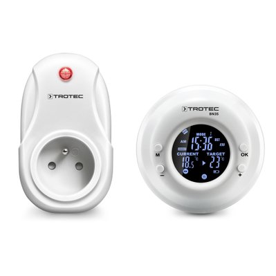 TROTEC Thermostat programmable sans fil BN35 F spécial prises E CEE 7/6 - 6100037008 - 4052138019610