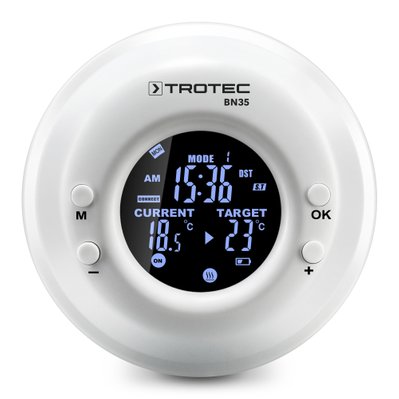 TROTEC Thermostat programmable sans fil BN35 F spécial prises E CEE 7/6 - 6100037008 - 4052138019610