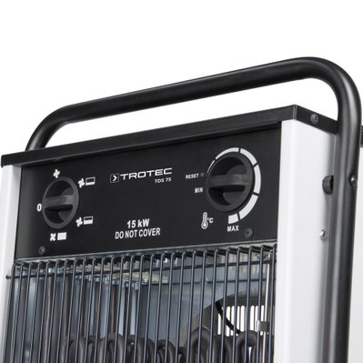 TROTEC Chauffage électrique soufflant professionnel 15 kW 400 V TDS 75 - 1410000025 - 4052138000434