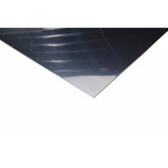 Crédence miroir / alu brut (disponible en 2 m x 1 m et 1 m x 0.5 m) Miroir / alu brut, E : 3 mm, l : 100 cm, L : 200 cm
