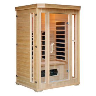 CABINE SAUNA INFRA ROUGE 2 PLACES LUXE