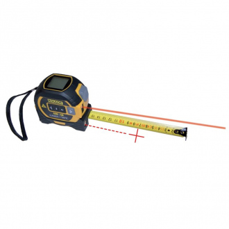Distanziometro laser 40 m + metro a nastro 5 m - 9 funzioni