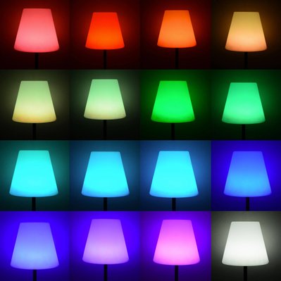 Lampadaire extérieur 100 cm LAMPADA L LED hybride . lampe multicolore - 3760287181461 - 3760287181461