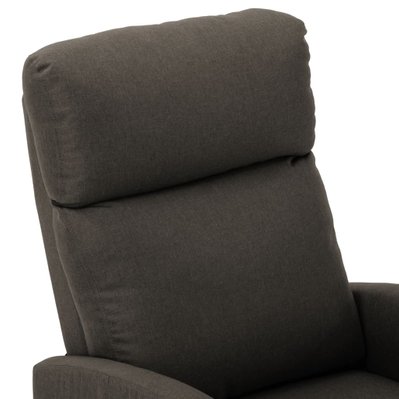 vidaXL Fauteuil inclinable Taupe Tissu - 289704 - 8719883990477