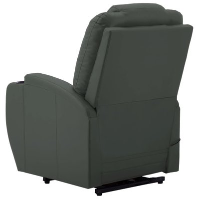 vidaXL Fauteuil inclinable Anthracite Similicuir - 289753 - 8719883990965